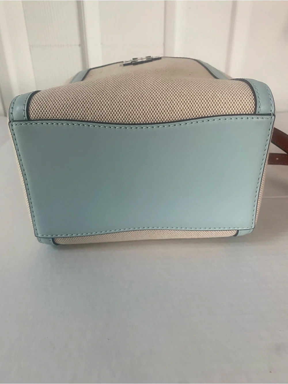 Tory Burch Small McGraw Canvas Bucket Bag